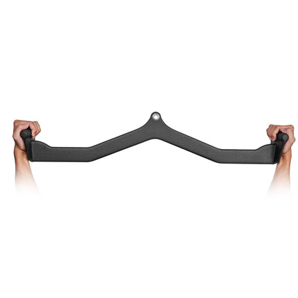 Lat Pulldown V-Bar Attachment, Rubber Grip, Carabiner