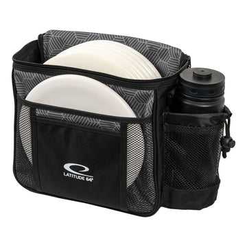 Latitude 64 Slim HEX Disc Golf Shoulder Bag for Discs, Grey