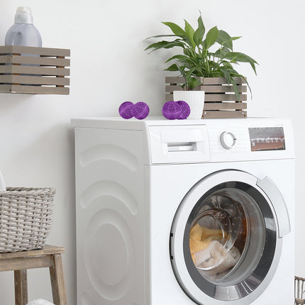 Laundry Balls, Purple, Set of 4 – Eco-Friendly, 1000 Washes