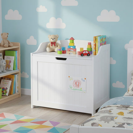 Laundry Box with Soft-Close Lid – MDF Storage Chest