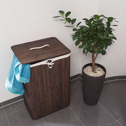 Laundry basket bamboo