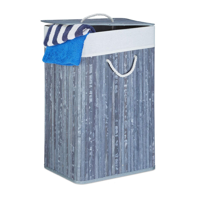 Laundry basket bamboo