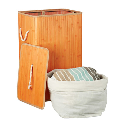 Laundry basket bamboo