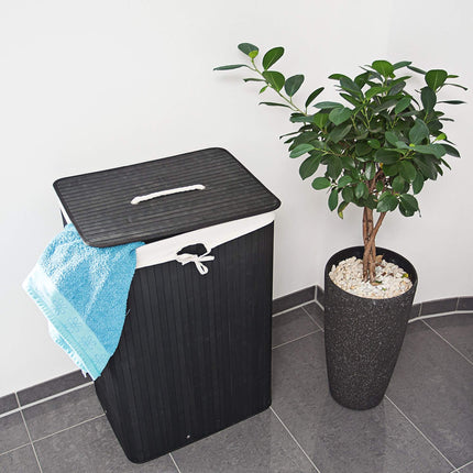 Laundry basket bamboo