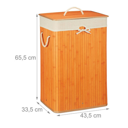 Laundry basket bamboo