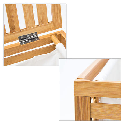 Laundry basket bamboo
