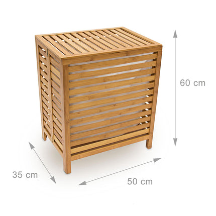 Laundry basket bamboo
