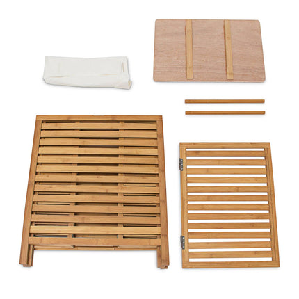 Laundry basket bamboo