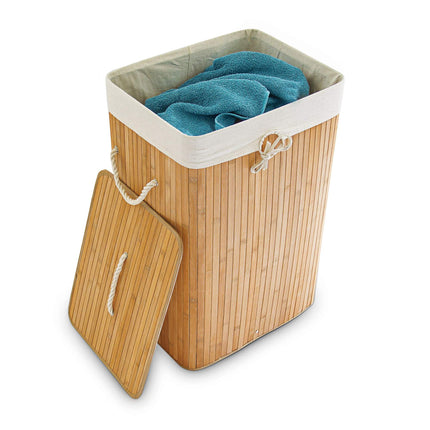 Laundry basket bamboo