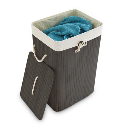 Laundry basket bamboo