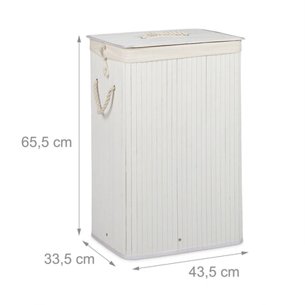Laundry basket bamboo