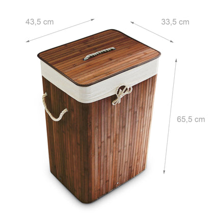 Laundry basket bamboo