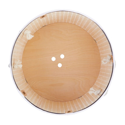 Laundry basket bamboo round