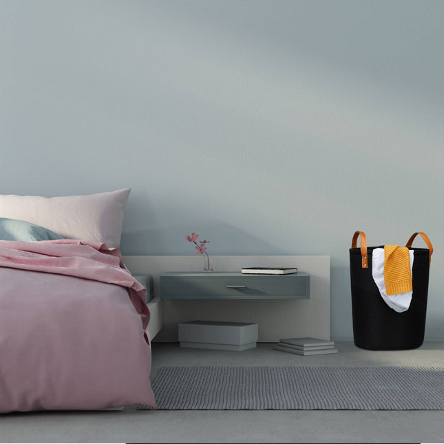 Laundry basket blanket portable