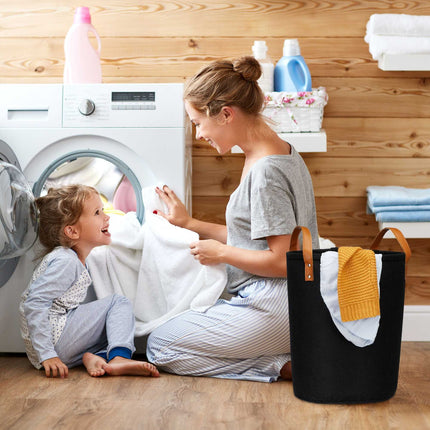 Laundry basket in felt 28 l