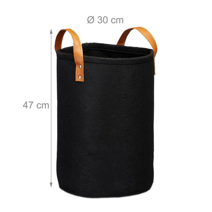 Laundry basket in felt 28 l