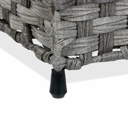 Laundry basket in rattan look 90 l