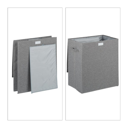 Laundry baskets - 2 pieces 61 litres