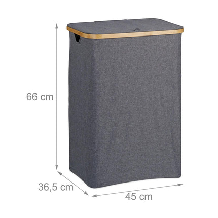 Laundry basket with lid 100 l