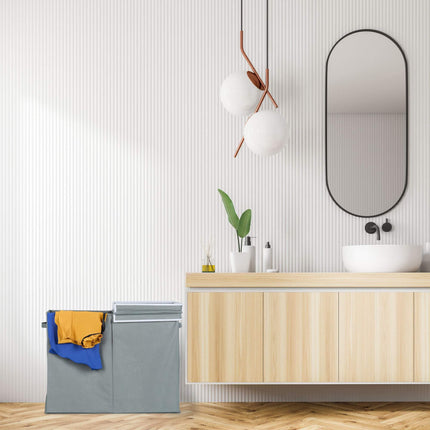 Laundry basket with lid 100 litres