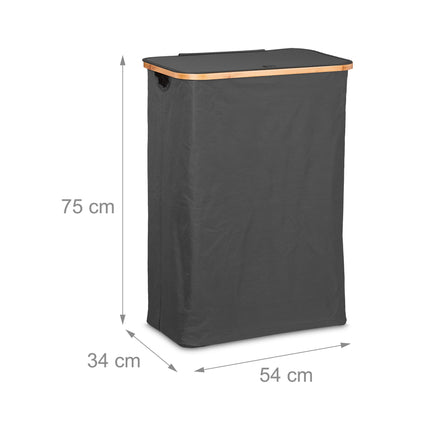 Laundry basket with lid 105 l