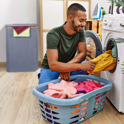 Laundry basket with lid 105 l