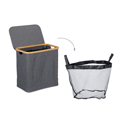 Laundry basket with lid 60 l