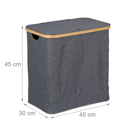 Laundry basket with lid 60 l