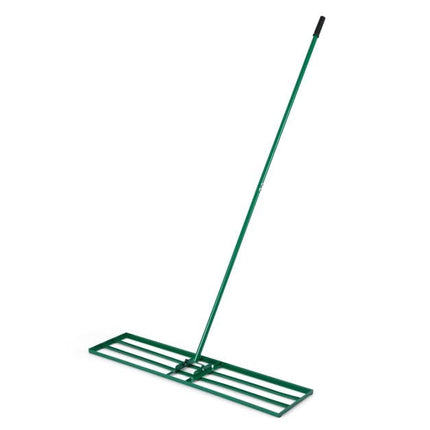 Lawn Leveling Rake, 177cm Adjustable Handle, Anti-Slip Grip