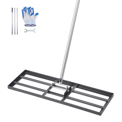 Lawn Leveling Rake, 30x10 In Plate, 83.9 In Handle