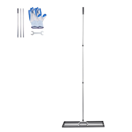 Lawn Leveling Rake, 30x10 In Plate, 83.9 In Handle