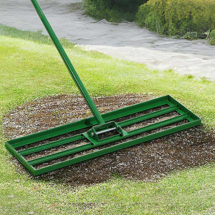 Lawn Leveling Rake, 36 x 10 in, 78 in Steel Handle