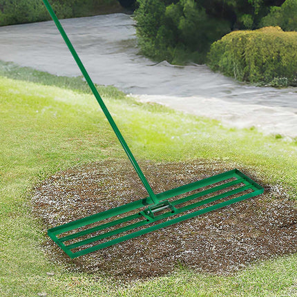 Lawn Leveling Rake, 48 x 10 in, 78 in Steel Handle
