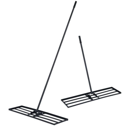 Lawn Leveling Rake, Adjustable Handle, 180 U-Head