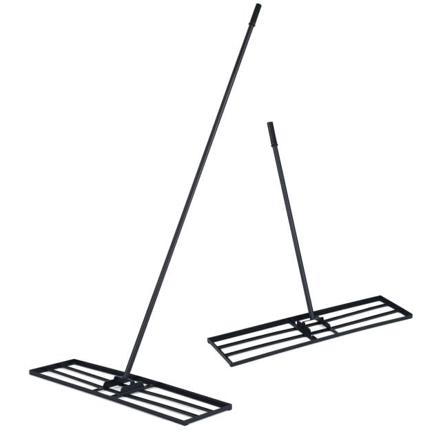 Lawn Leveling Rake, Adjustable Handle, 180 U-Head