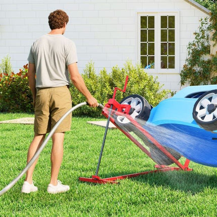 Lawn Mower Lift Jack, 880 lb Capacity, Foldable Crank