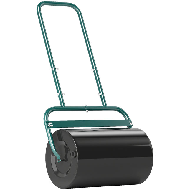 Lawn Roller, Steel, 38L Capacity, Dark Green, Easy Grip