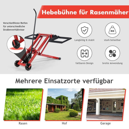 Lawn Tractor Lift, 227 kg Capacity, Adjustable Height
