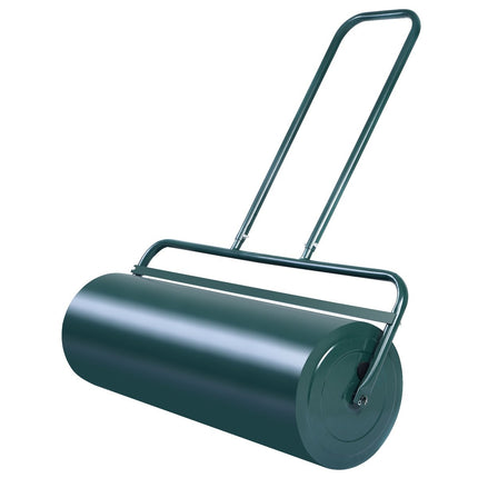 Lawn roller 90cm hand roller 63L garden roller with heavy duty drum lawn roller green