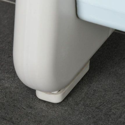 Step stool for children with safety features - blue/grey, 2 steps