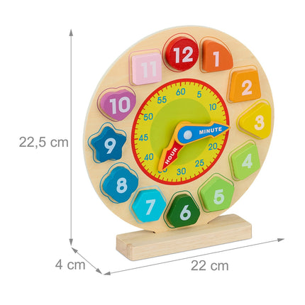 Learning alarm clock for children