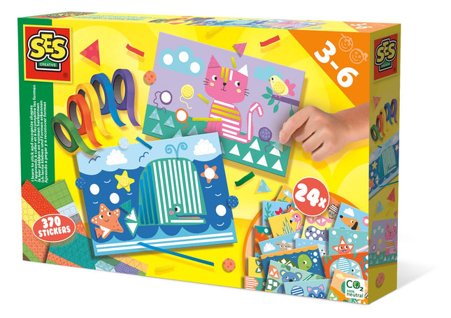 Learn to Stick and Recognize Shapes - Creative Play Set