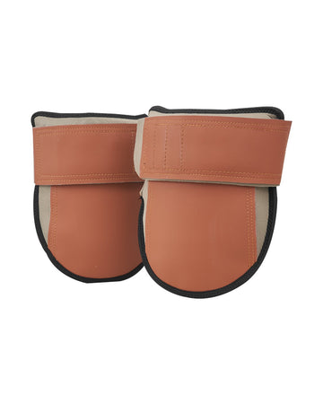Leather Work Knee Pads, 0.8-Inch Thick, EVA Foam