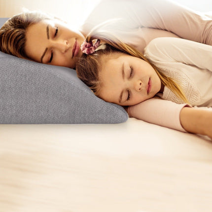 Leg Pillow with Memory Foam, Ergonomic, 60x54.5x20 cm, Gray