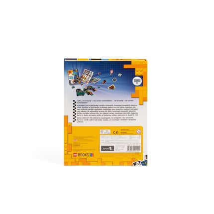 Lego Iconic Activity Book "Build And Stick: Custom Cars"- Latvian