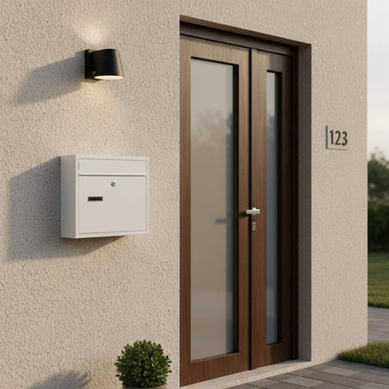 Letterbox, Wide Slot, Weatherproof Metal