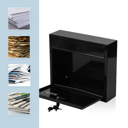 Letterbox, Wide Slot, Weatherproof Metal
