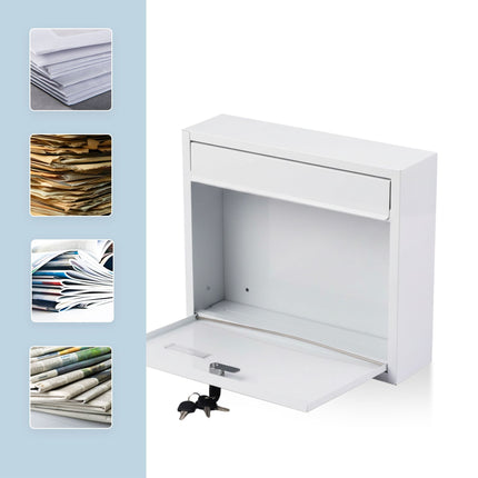 Letterbox, Wide Slot, Weatherproof Metal