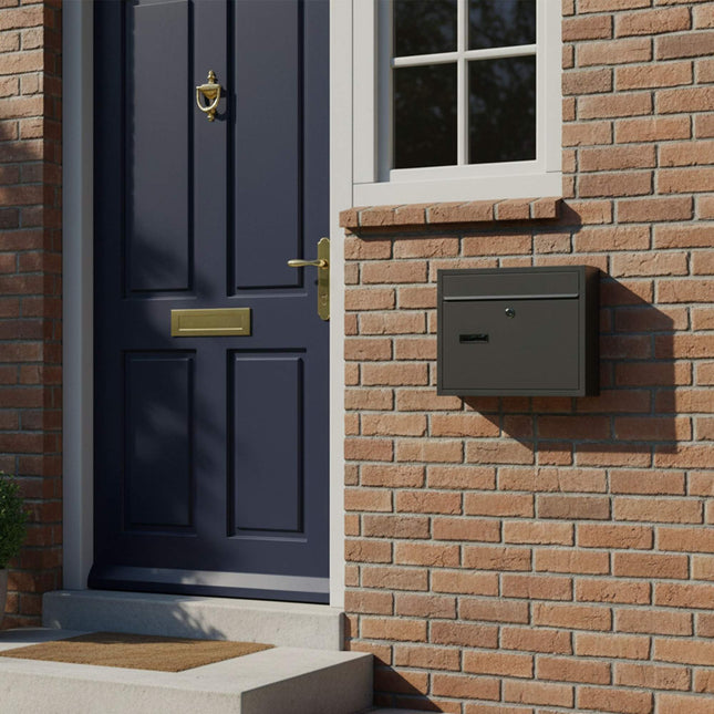Letterbox, Wide Slot, Weatherproof Metal