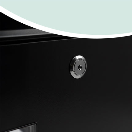 Letterbox, Wide Slot, Weatherproof Metal
